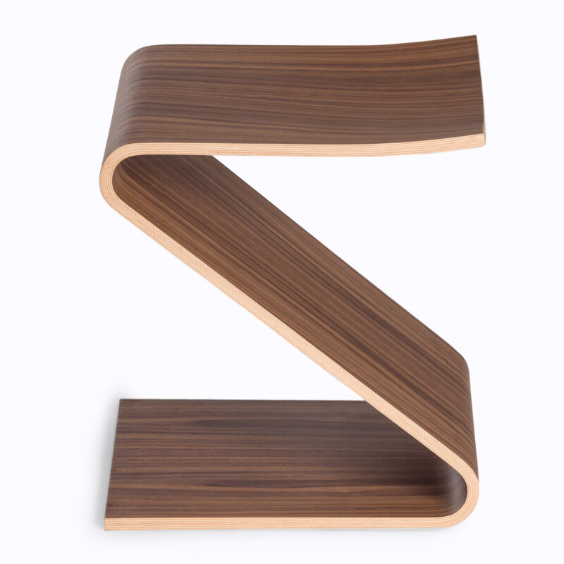 "Zeus" Noce - Sgabello di design in Legno