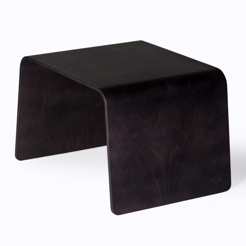 "Hermes" Nero - Tavolino da caffè di design in Legno