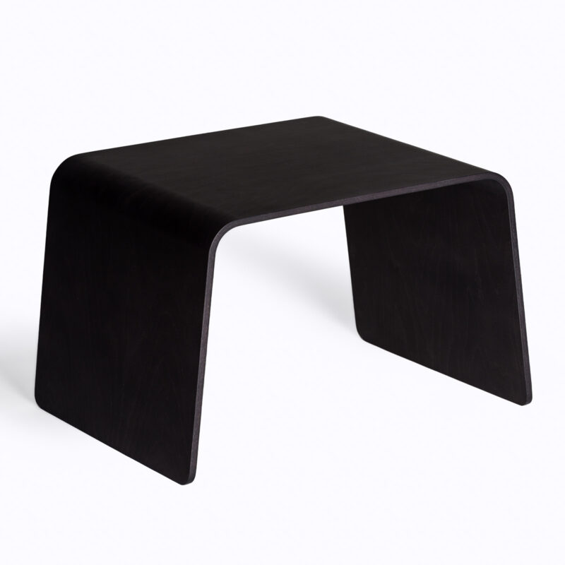 "Hermes" Nero - Tavolino da caffè di design in Legno