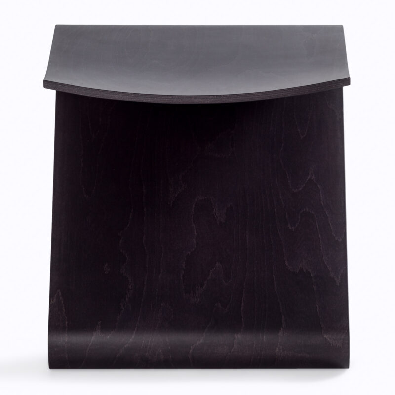 "Zeus" Nero - Sgabello di design in Legno