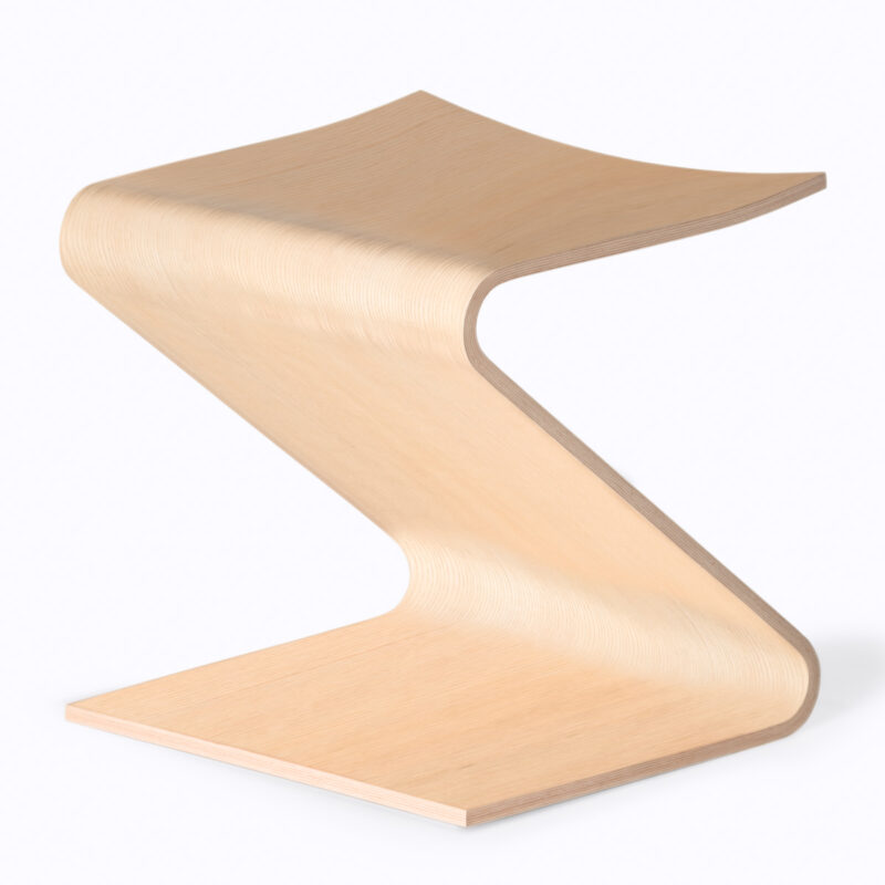 "Zeus" Frassino - Sgabello di design in Legno