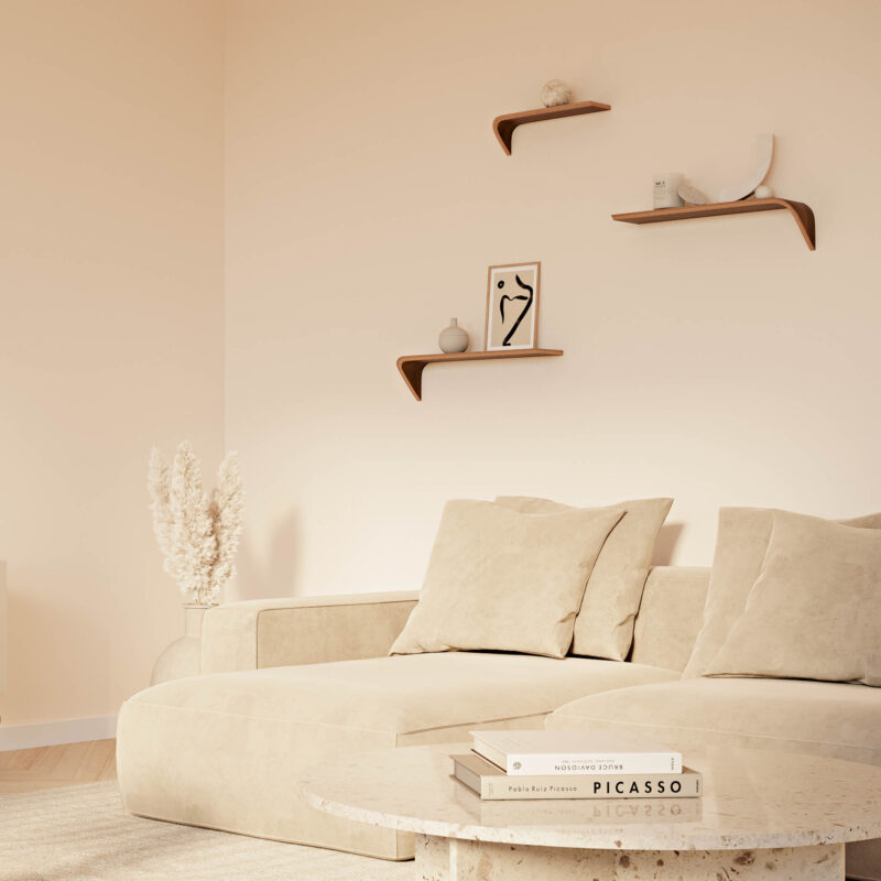 “Madame“ Noce - Set composto da 3 mensole in legno