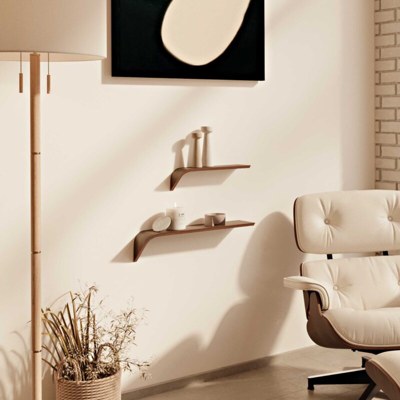 “Madame“ Noce SX- Set composto da 2 mensole: Grande+Piccola in legno