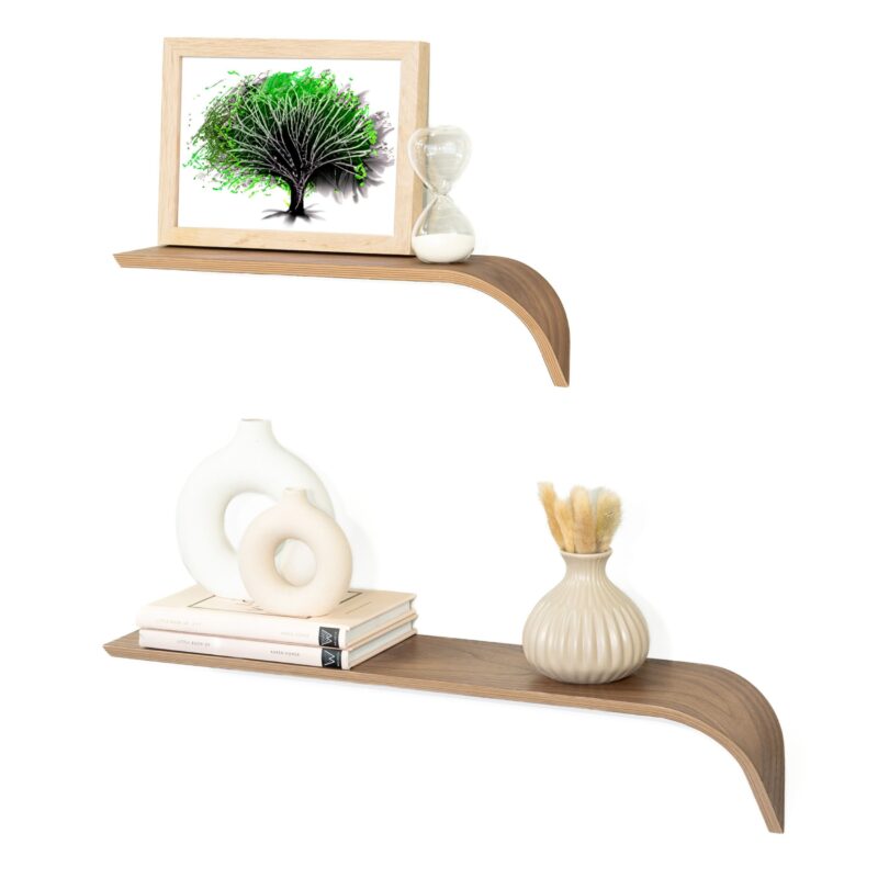“Madame“ Noce DX- Set composto da 2 mensole: Grande+Piccola in legno